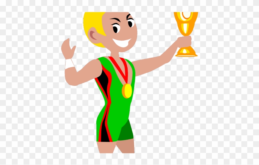 Wrestling Clipart Horse - Winner Cartoon Png Transparent Png