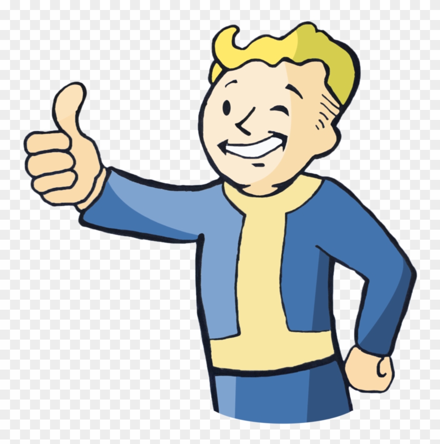 Fallout 4 Vault Boy Transparent Clipart