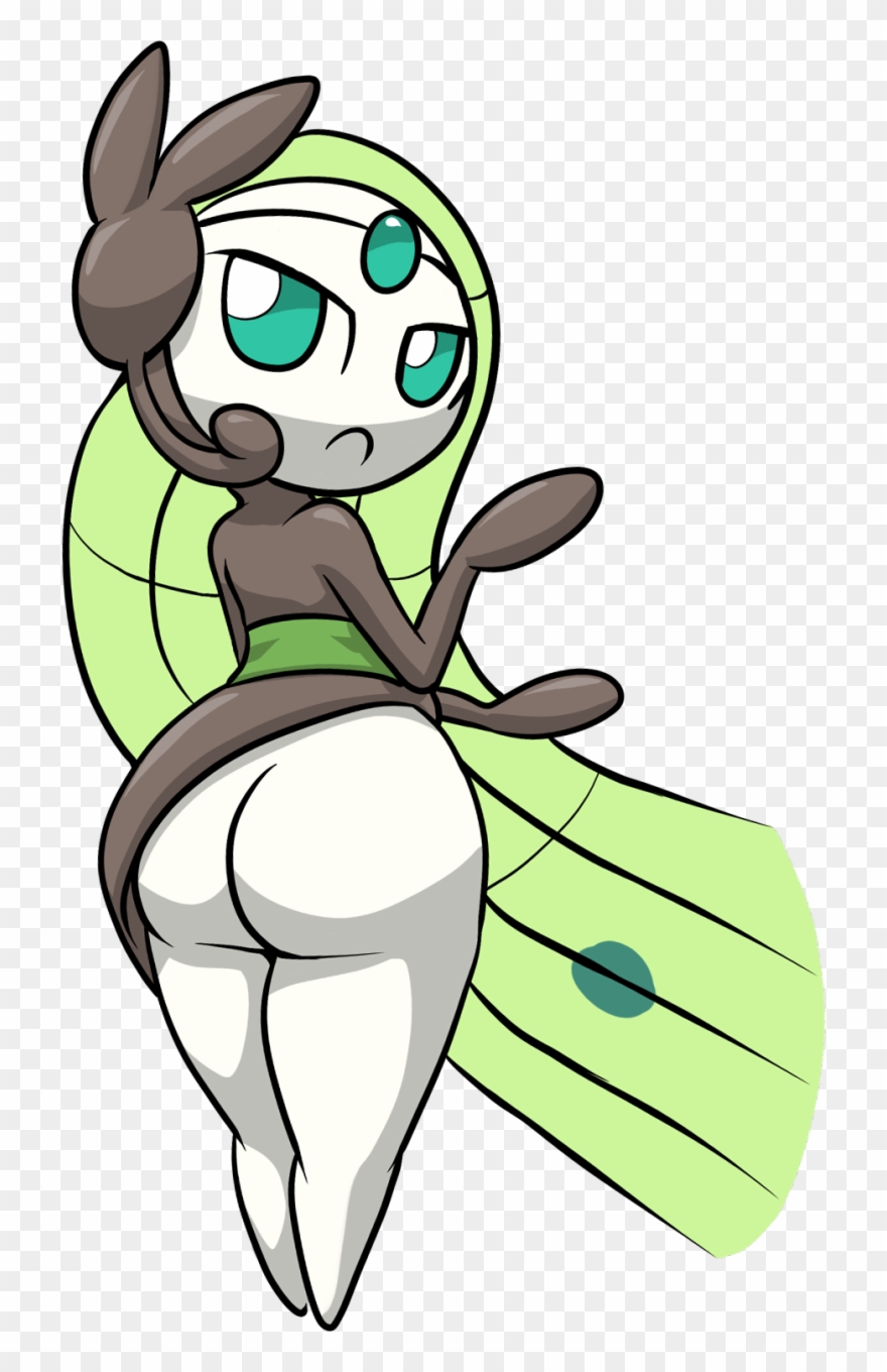 Meloetta's Big Growing Booty - Meloetta Big Butt Clipart