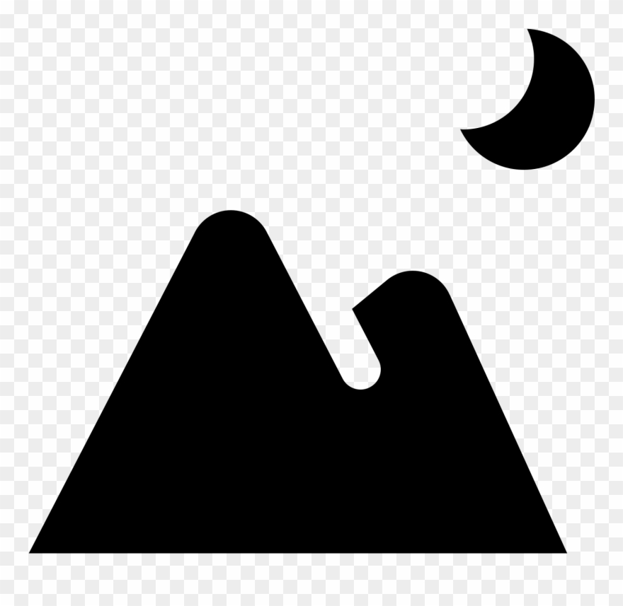 Night Landscape Icon Clipart