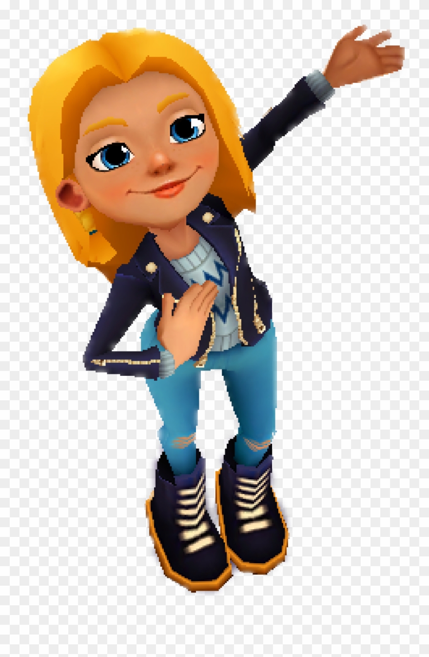 Subway Surfers Clipart 6 By Margaret - Subway Surfers Characters Freya - Png Download
