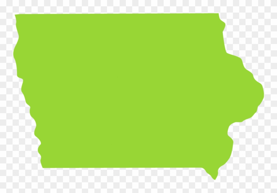 State Of Iowa Silhouette Clipart