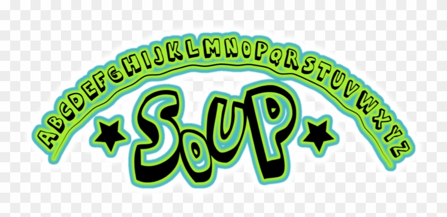 Alphabet Soup - Graphic Design Clipart