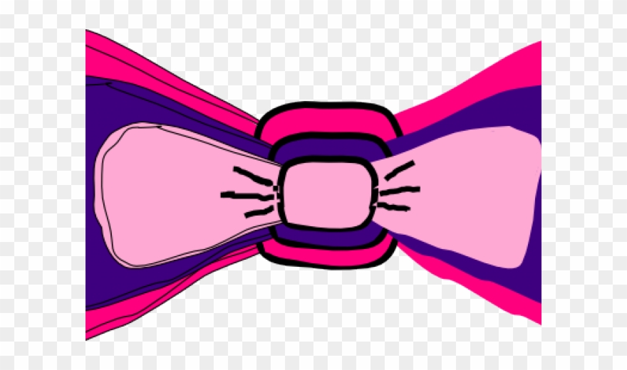 Tie Clipart Pink Tie - Bow Tie - Png Download