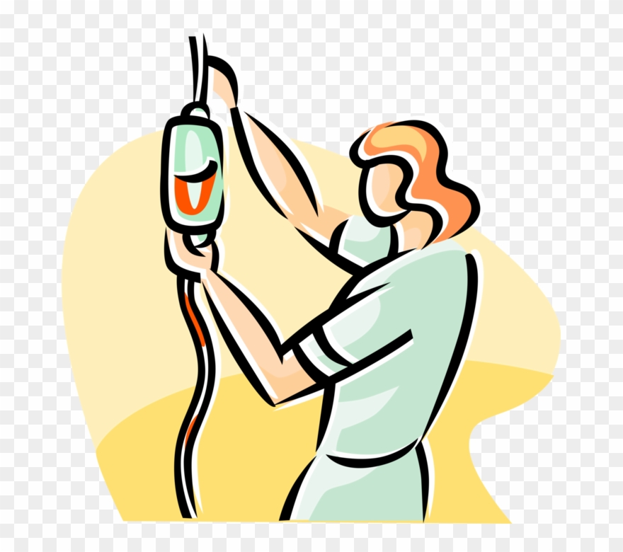 Vector Illustration Of Health Care Nurse Replacing - Nursing Consideration Clipart