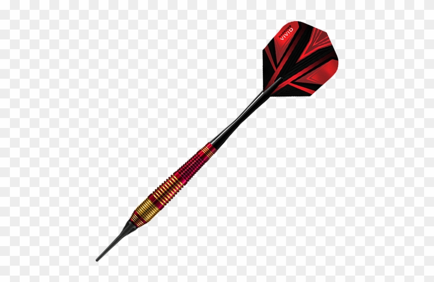 Softip Darts Harrows Vivid Brass Red - Harrows Vivid Clipart