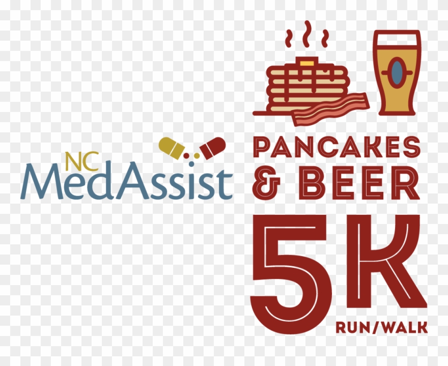 Nc Medassist 5k Pancakes And Beer 5k Clipart (1948582) PinClipart