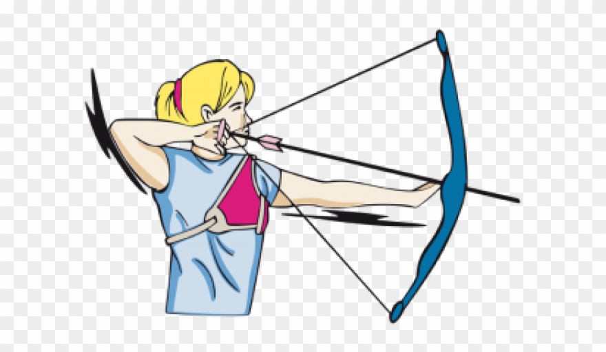 Olympic Archery Clipart - Png Download