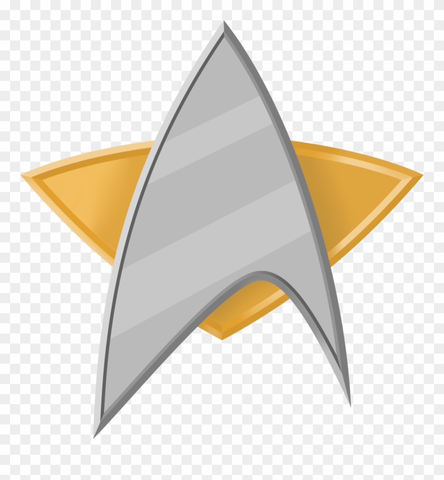 Star Shaped Starfleet Insignia Star Trek Know Your - Star Trek Clipart
