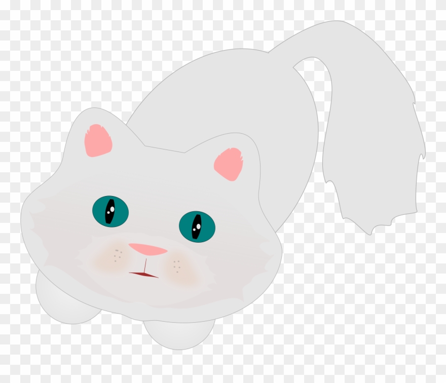 Cute Fluffy Cat Clipart
