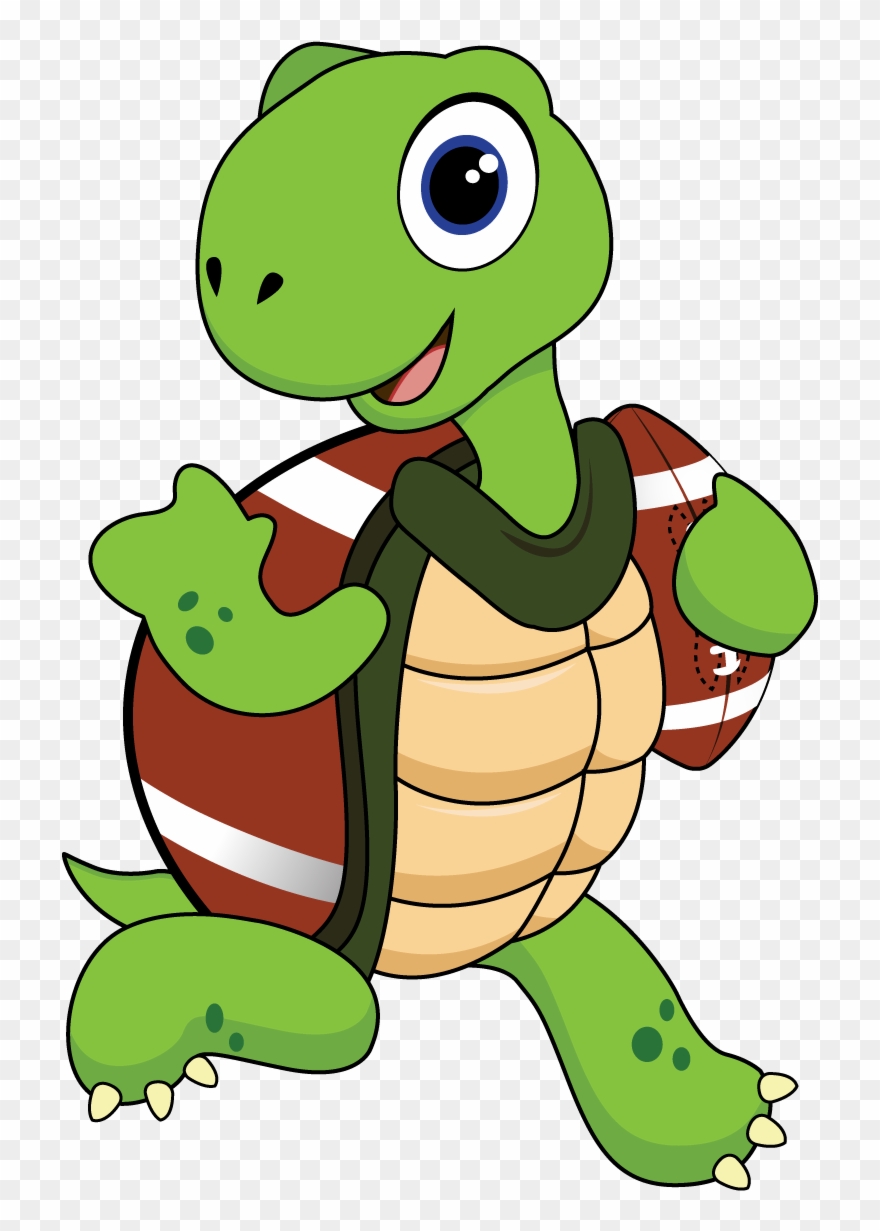 Introducing Your Child To The Game Of Football Means - Football Turtle Clipart