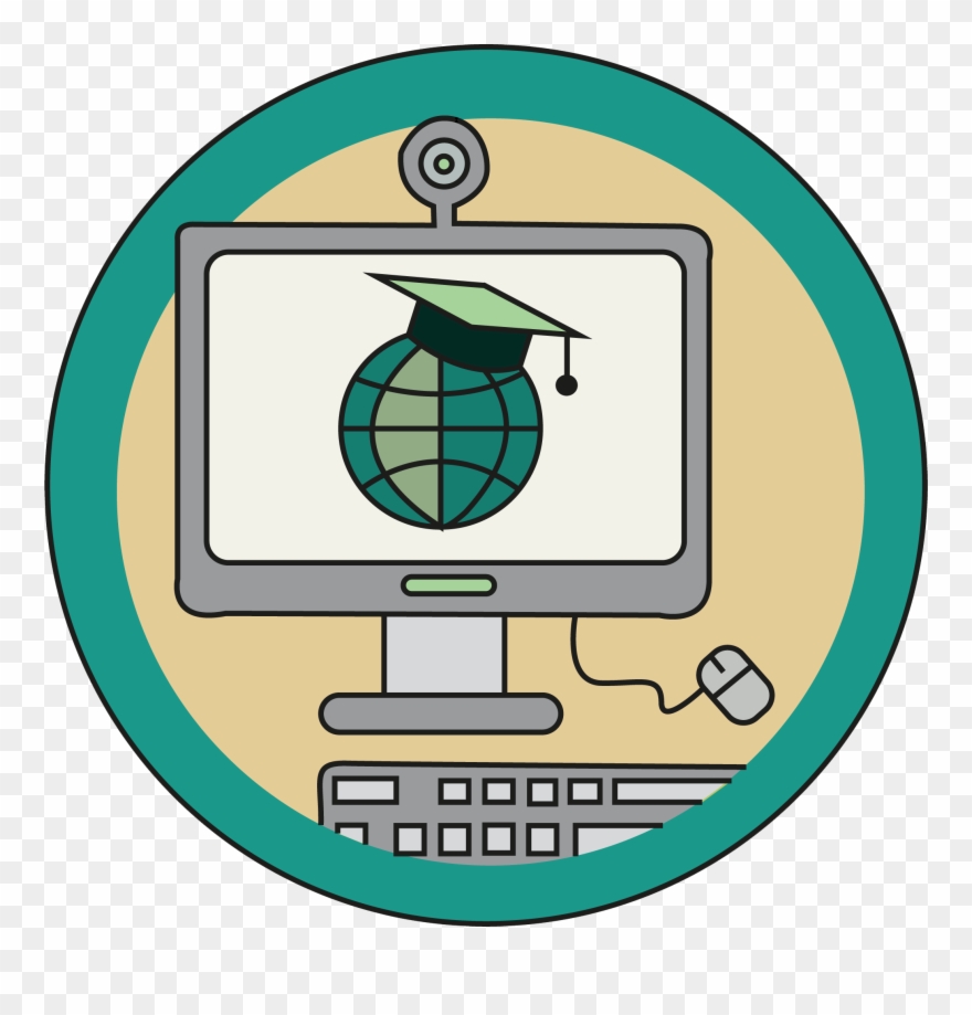 Online Spanish - Circle Clipart