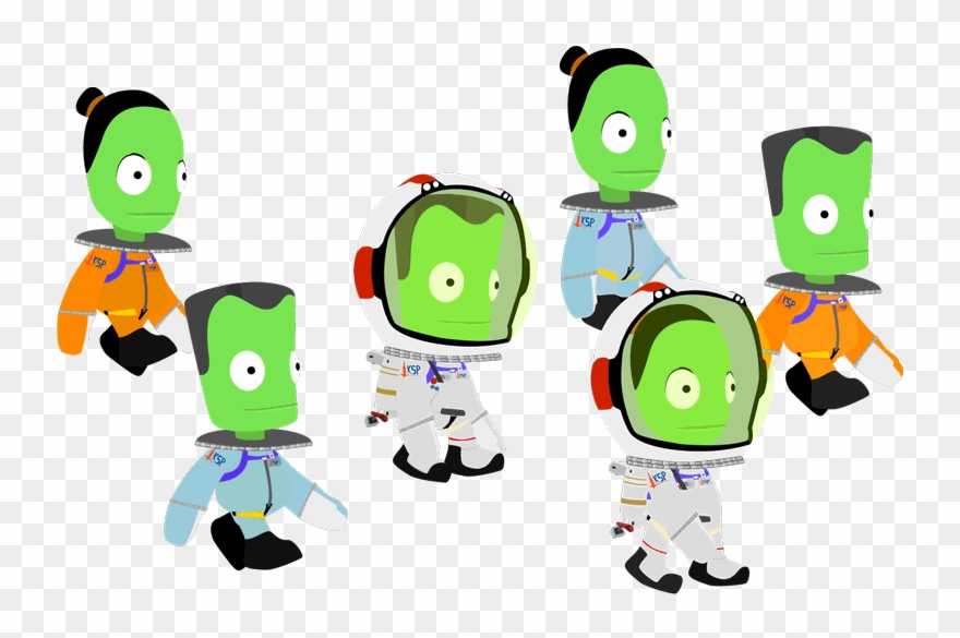 Kerbal Space Program Green Yellow Technology Cartoon - Funny Ksp Gifs Clipart