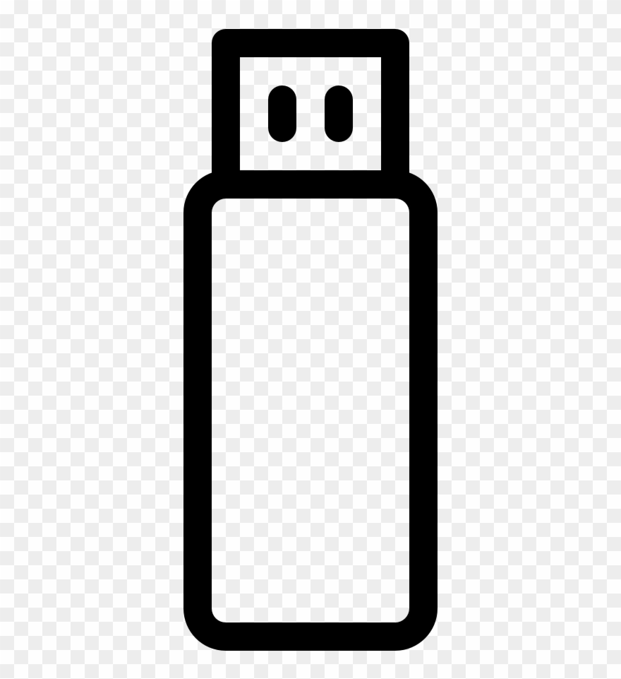 Office Equipment Usb Stick - Vector Graphics Clipart