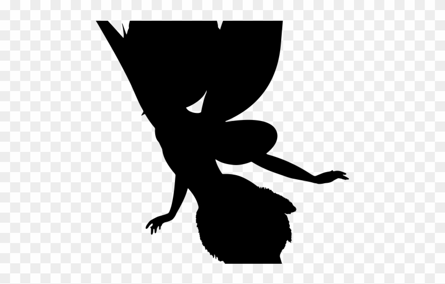 Swing Clipart Fairy - Silhouette Free Fairy Clipart - Png Download