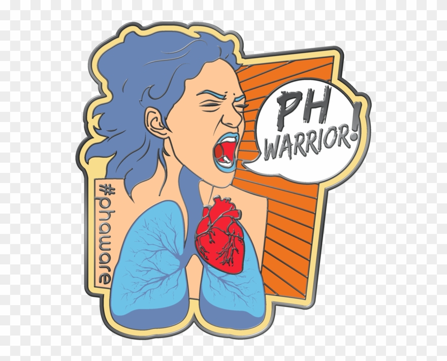 "ph Warrior" Trading Pin Clipart