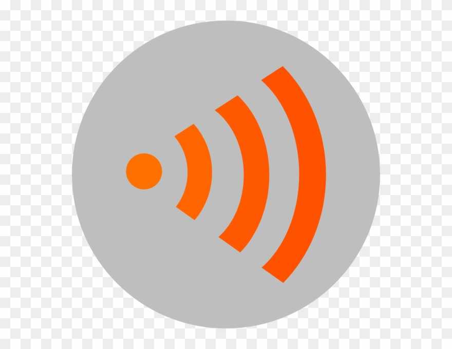 This Free Clip Arts Design Of Wifi Orange - Png Download