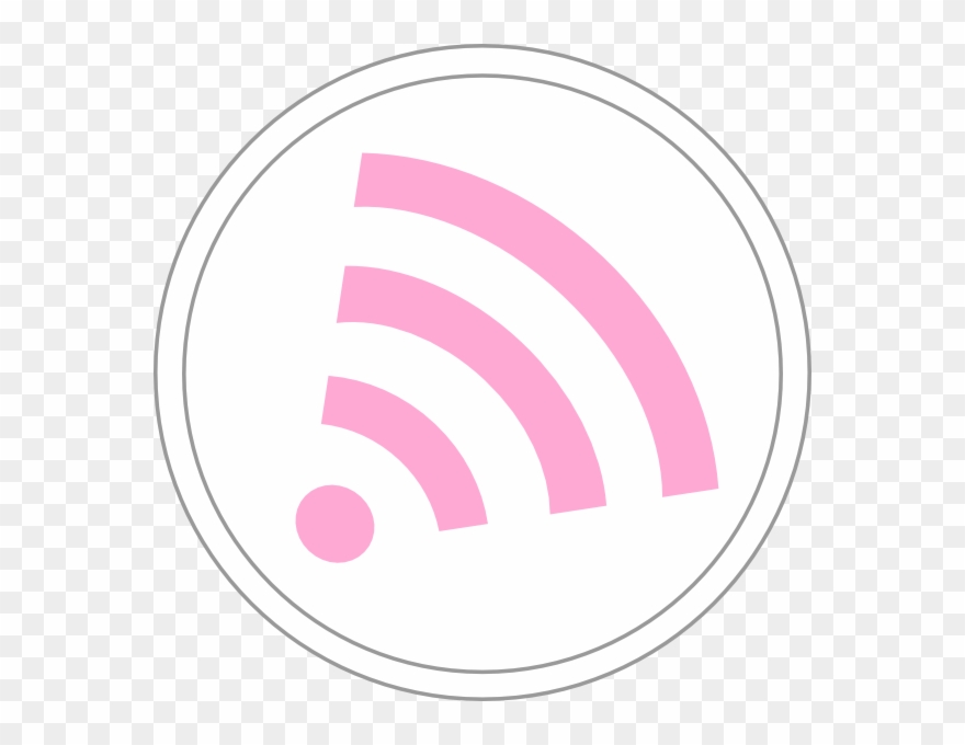 This Free Clip Arts Design Of Pink Subscription Wifi - Png Download