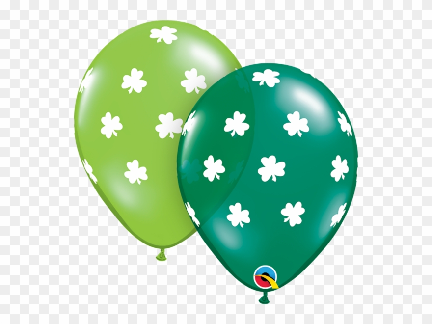 Big Shamrocks Latex - Shamrock Balloons Clipart