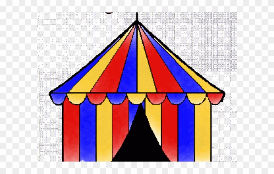 Desenho De Um Circo Colorido Clipart