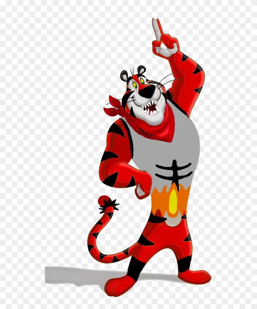 Frosted Flakes Tony The Tiger - Tony The Tiger Reading Clipart