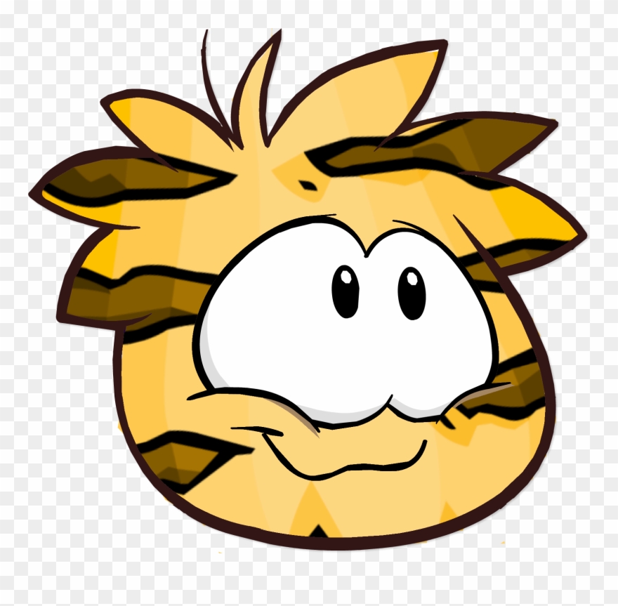 Tiger Puffle - Wiki Clipart