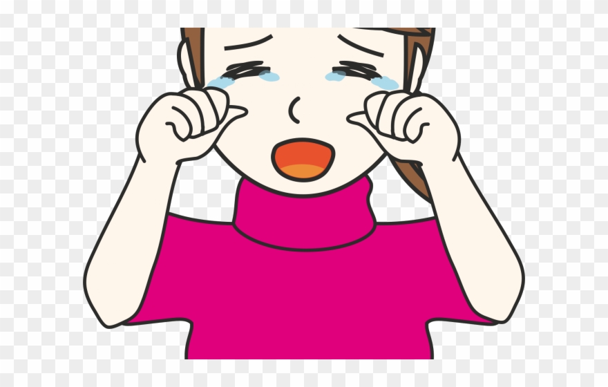 Crying Girl Cliparts - Crying Girl Clip Art - Png Download