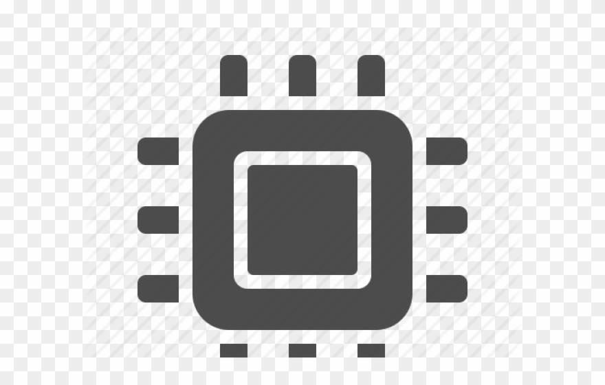 Cpu Clipart Hardware - Microprocessor - Png Download