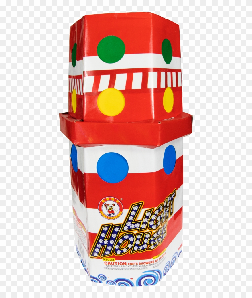 Light House Winda Fireworks Clipart