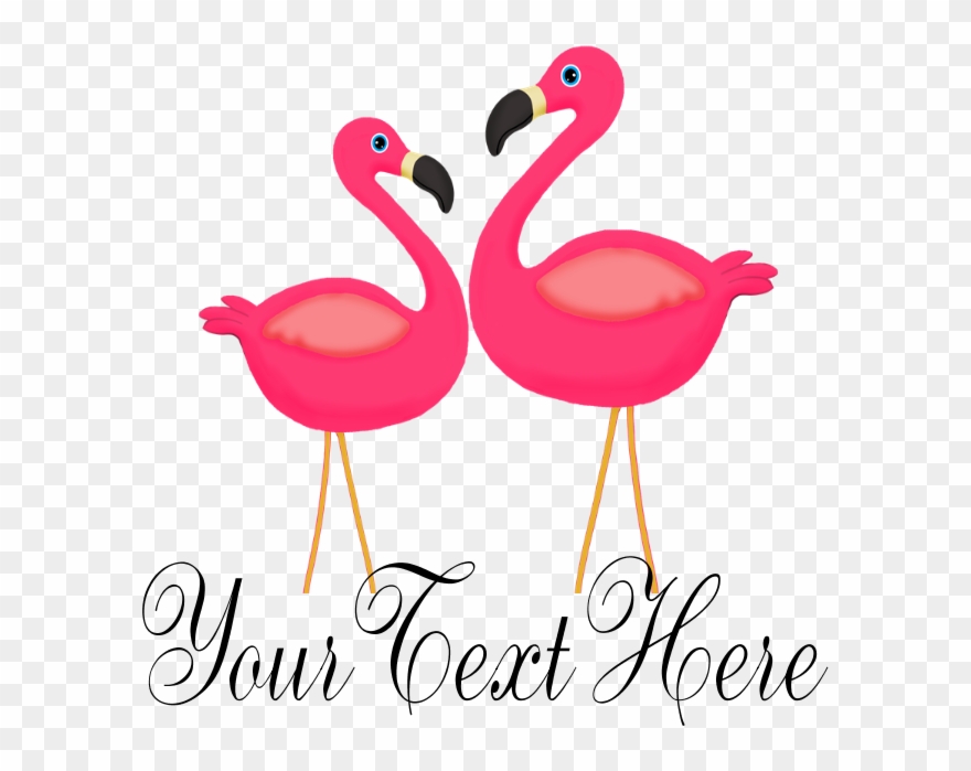Favorite - Pink Flamingos Throw Blanket Clipart