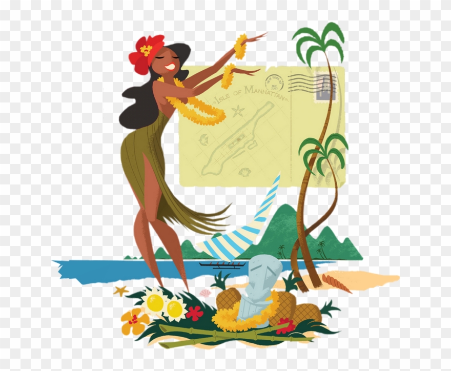 Tropical Hula Dance - Hula Clipart