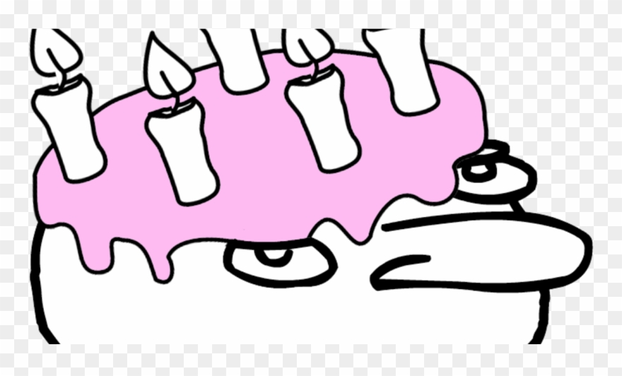 Birthday Cake Coloring Page Clipart