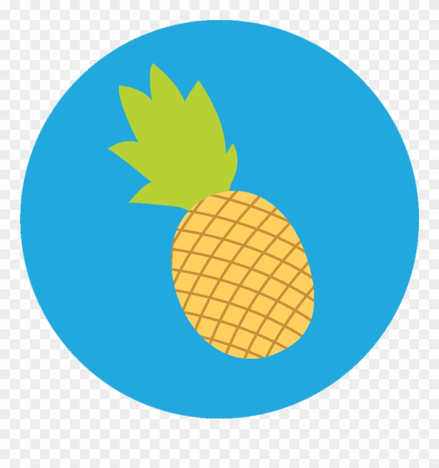 Icon Creativeclick Co Iconroundpineapple - Pineapple Icon Round Clipart