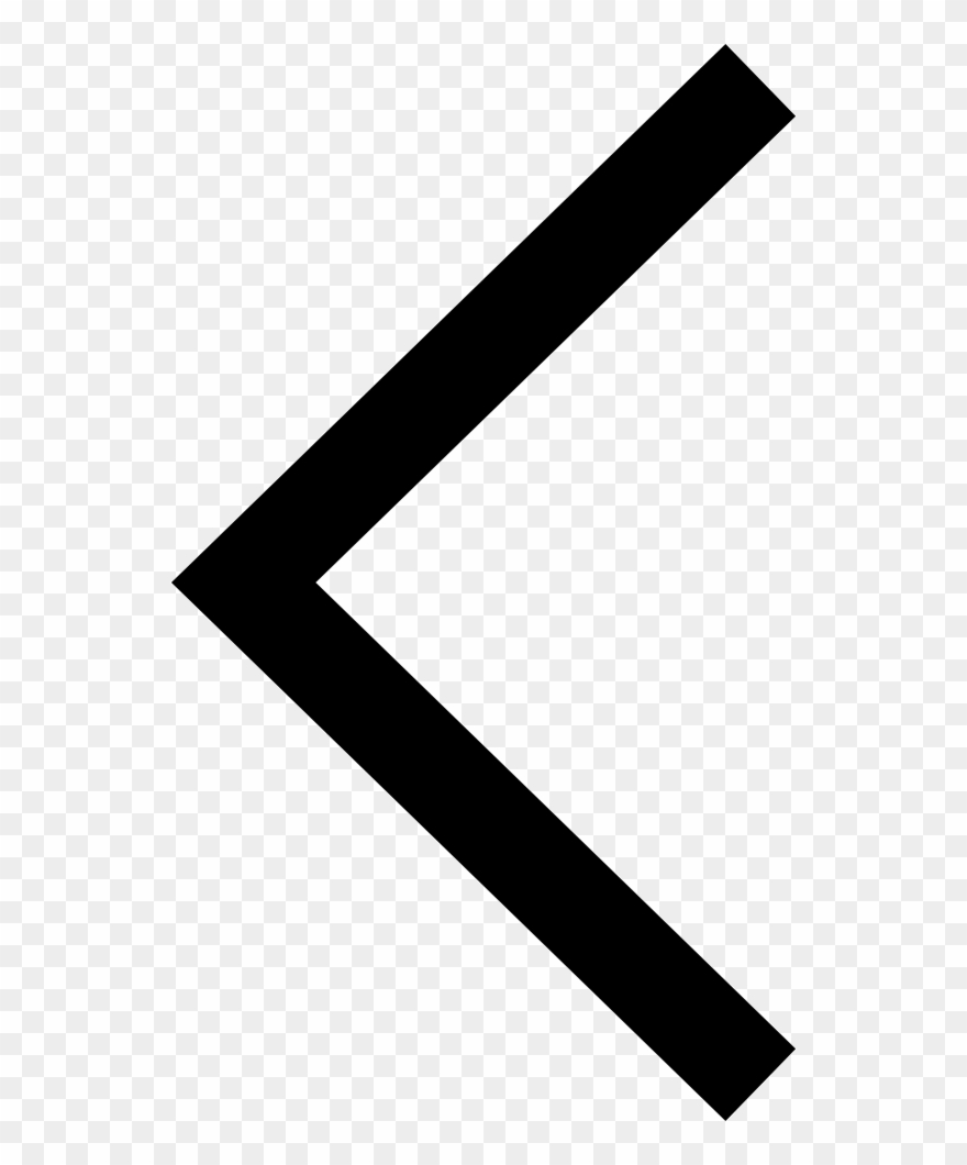 Left Arrow Chevron Comments - Runic Letter K Clipart