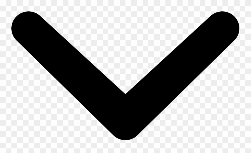 Chevron Small Down Comments - Black And White Jpg Clipart