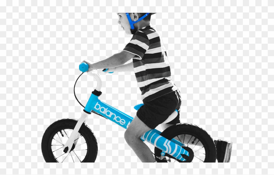 Cycling Clipart Childrens Bike - Child - Png Download