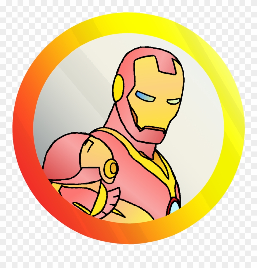 Iron - Sketsa Avenger Clipart