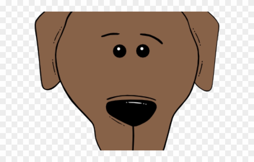 Sad Puppy Clipart - Cartoon Dogs Face - Png Download