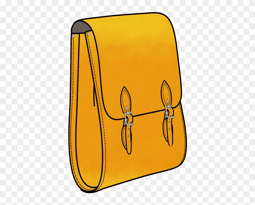 Slimfit Windsor Backpack In English Mustard Leather Clipart