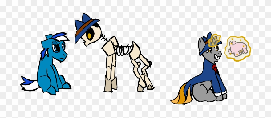 Artist Xenorager Mafia Mlpdnd Oc Only - Oc Skeleton Clipart