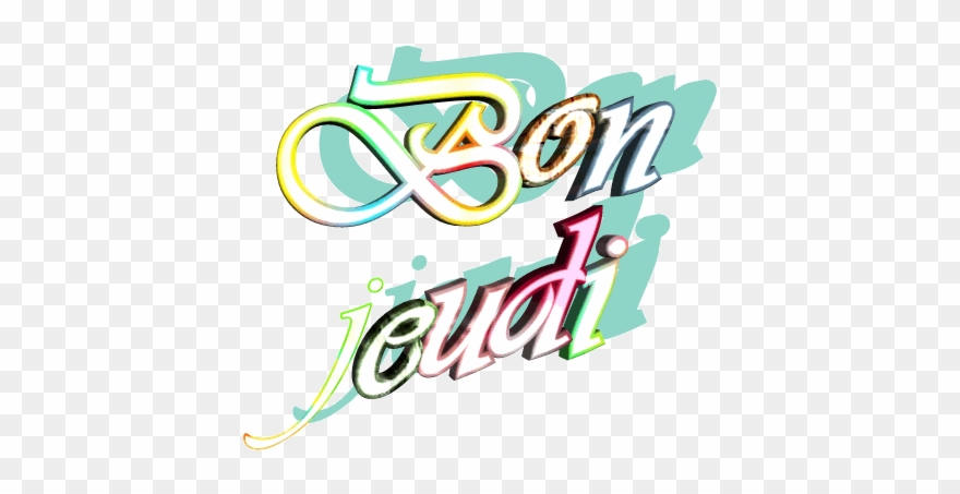 Bonjour Mes Amies Et Amis,je Vous Souhaite Un Bon Jeudi - Excellent Jeudi Gifs Clipart