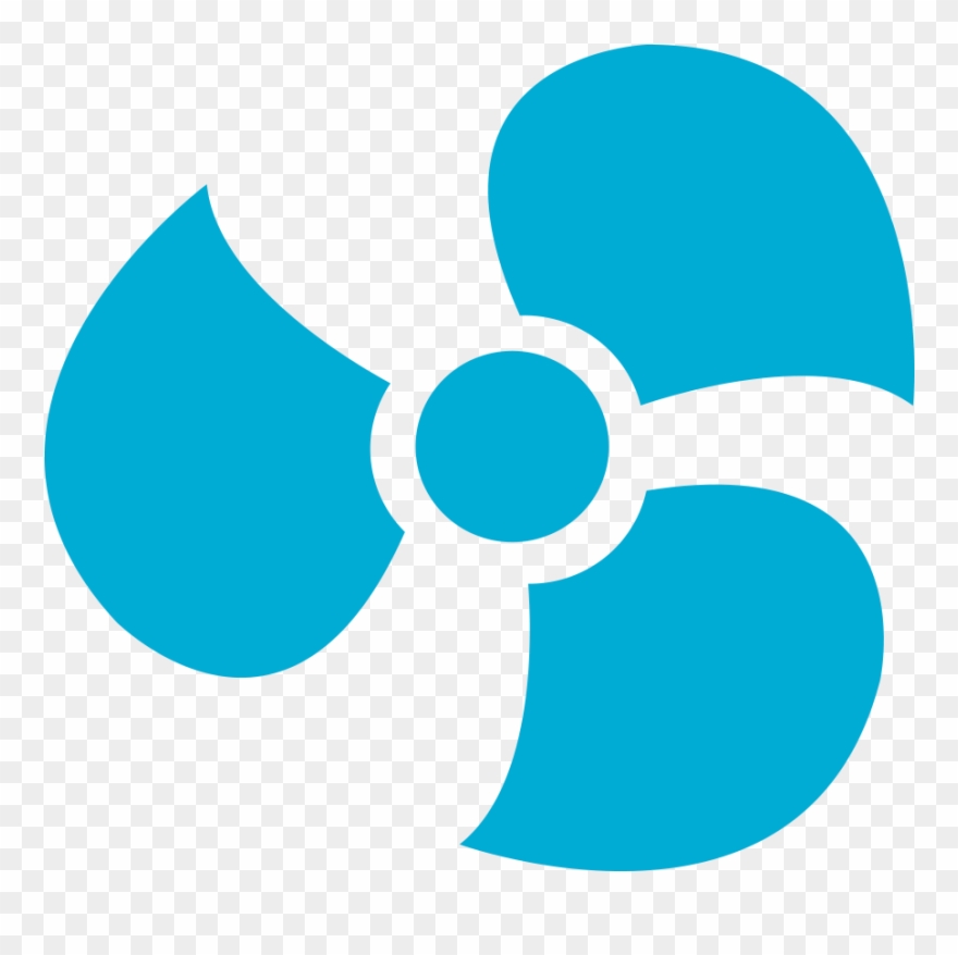 Fans Clipart Celing - Ceiling Fan Logo - Png Download