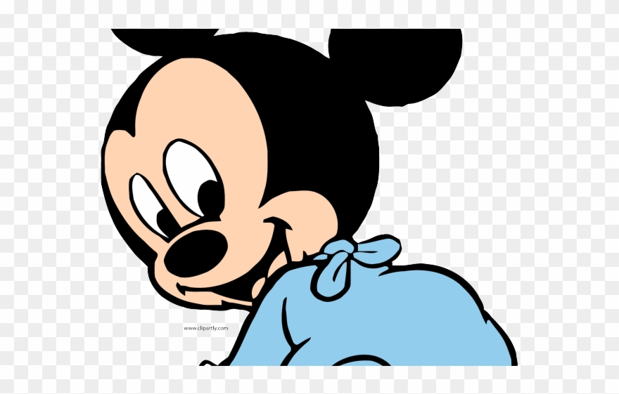 Mickey Mouse Clipart Cute - Baby Mickey Mouse Clipart - Png Download