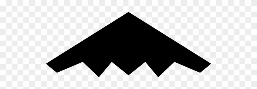 Stealth Fighter - Icon - Free - B 2 Spirit Outline Clipart