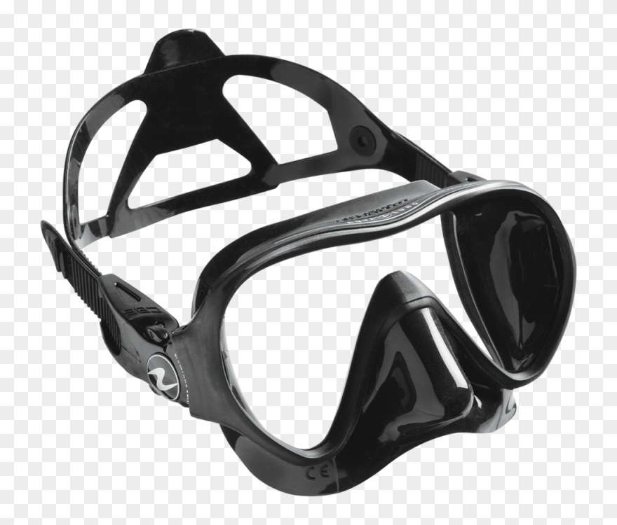 Aqualung Linea Mask Jettydive - Aqualung Linea Black Clipart