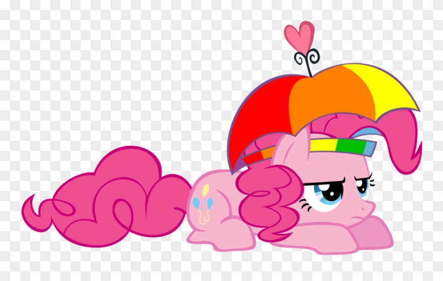 And In The My Little Pony - Pinkie Pie Umbrella Hat Clipart