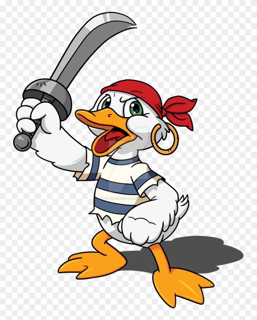 Picture Pirate T Shirt Graphic By Indigowildcat On - Duck Pirate Clipart