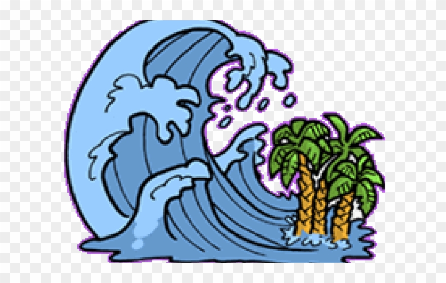 Tsunami Clipart Vague - Tsunami Clip Art - Png Download
