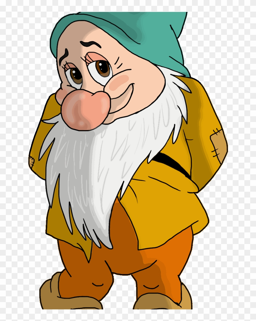 Picture Black And White Library Collection Of Person - Bashful The Seven Dwarfs Clipart