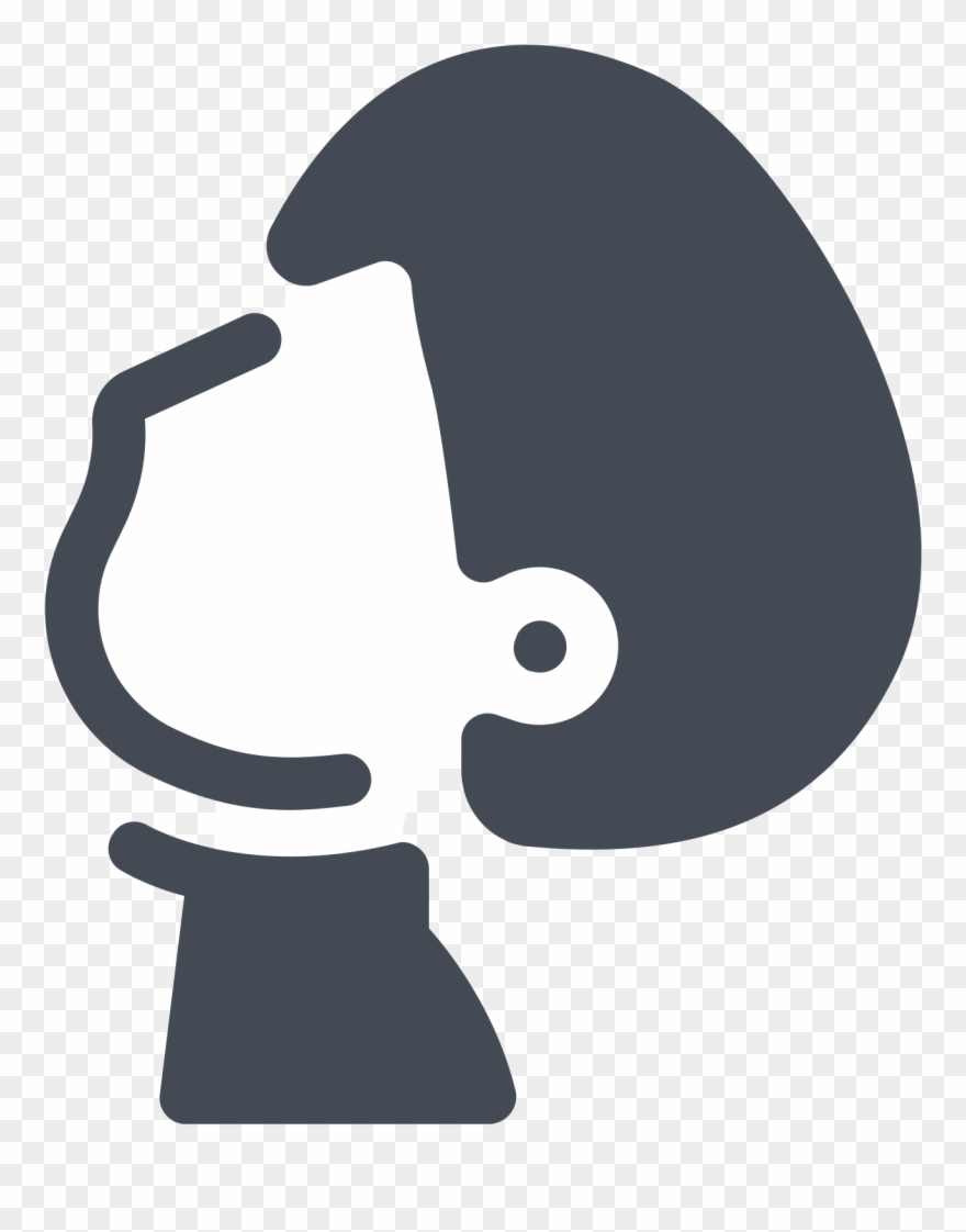 Profile Face Icon - Icon Clipart